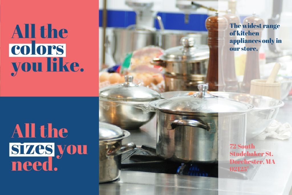 Kitchen appliances store — ein Design erstellen Kitchen appliances store — ein Design erstellen