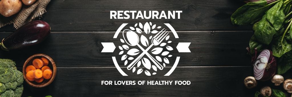 restaurant for lovers of healthy food poster — Maak een ontwerp restaurant for lovers of healthy food poster — Maak een ontwerp