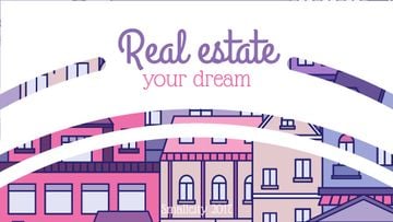 Real Estate Ad with Modern Buildings