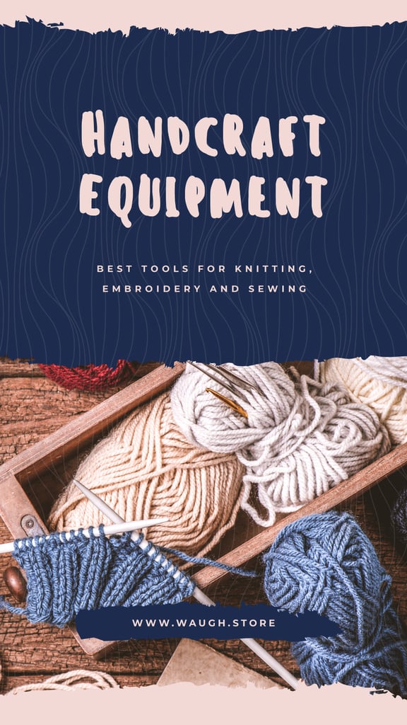 Handcraft equipment Store with Wool yarn skeins - Bir Tasarım Oluşturun Handcraft equipment Store with Wool yarn skeins - Bir Tasarım Oluşturun