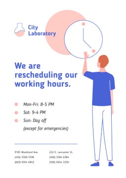 Test Laboratory Working Hours Rescheduling during quarantine