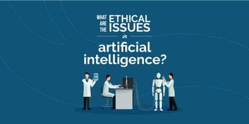Ethical issues in artificial intelligence illustration