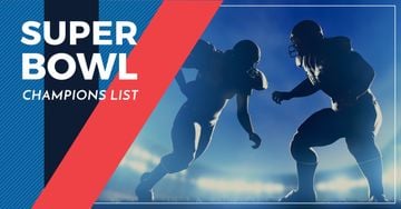Super Bowl Players Silhouettes