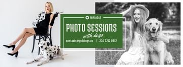Photo Session Offer Girls with Dogs