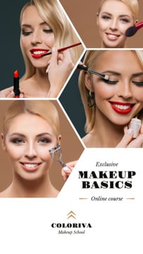 Beauty Courses Beautician Applying Makeup