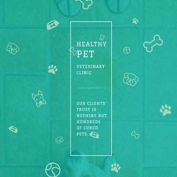 Healthy pet Veterinary Clinic ad
