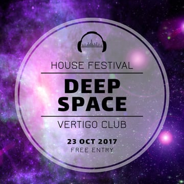 House music festival announcement