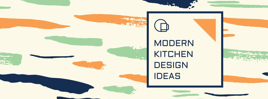 Kitchen Design Ad with Colorful Smudges — ein Design erstellen Kitchen Design Ad with Colorful Smudges — ein Design erstellen