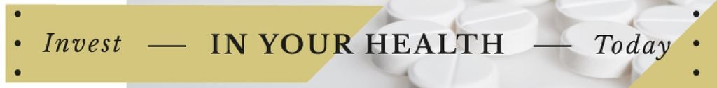 Health Quote Pills on White Surface — Modelo de projeto Health Quote Pills on White Surface — Modelo de projeto