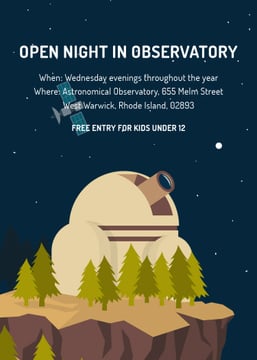 Open night in Observatory event