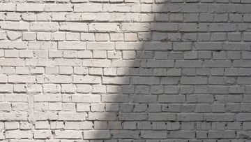 White brick wall with Shadow