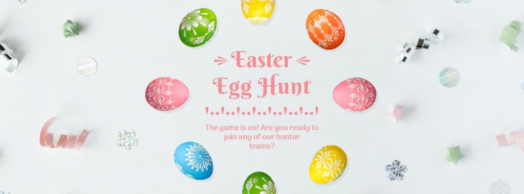 Colored Easter eggs Frame — Create a Design Colored Easter eggs Frame — Create a Design