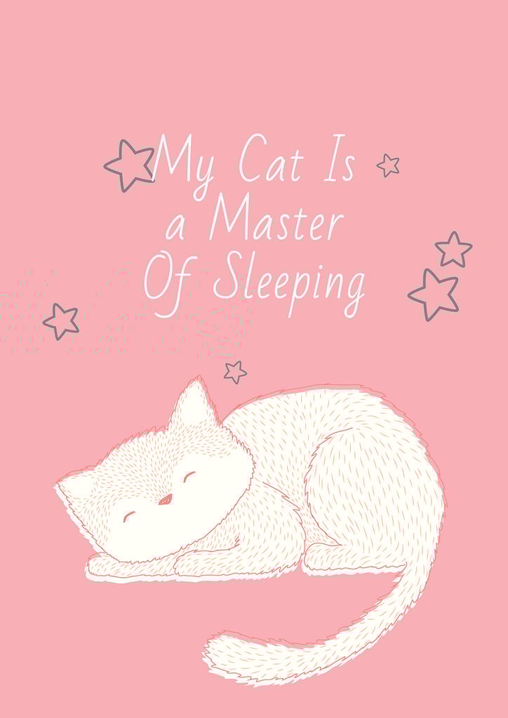 Citation about sleeping cat — ein Design erstellen Citation about sleeping cat — ein Design erstellen