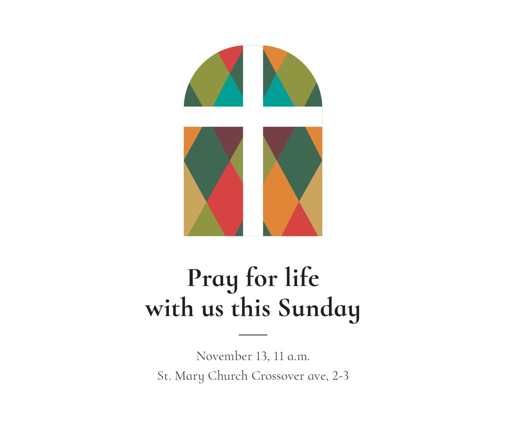 Church Invitation on Stained Glass window — Create a Design Church Invitation on Stained Glass window — Create a Design