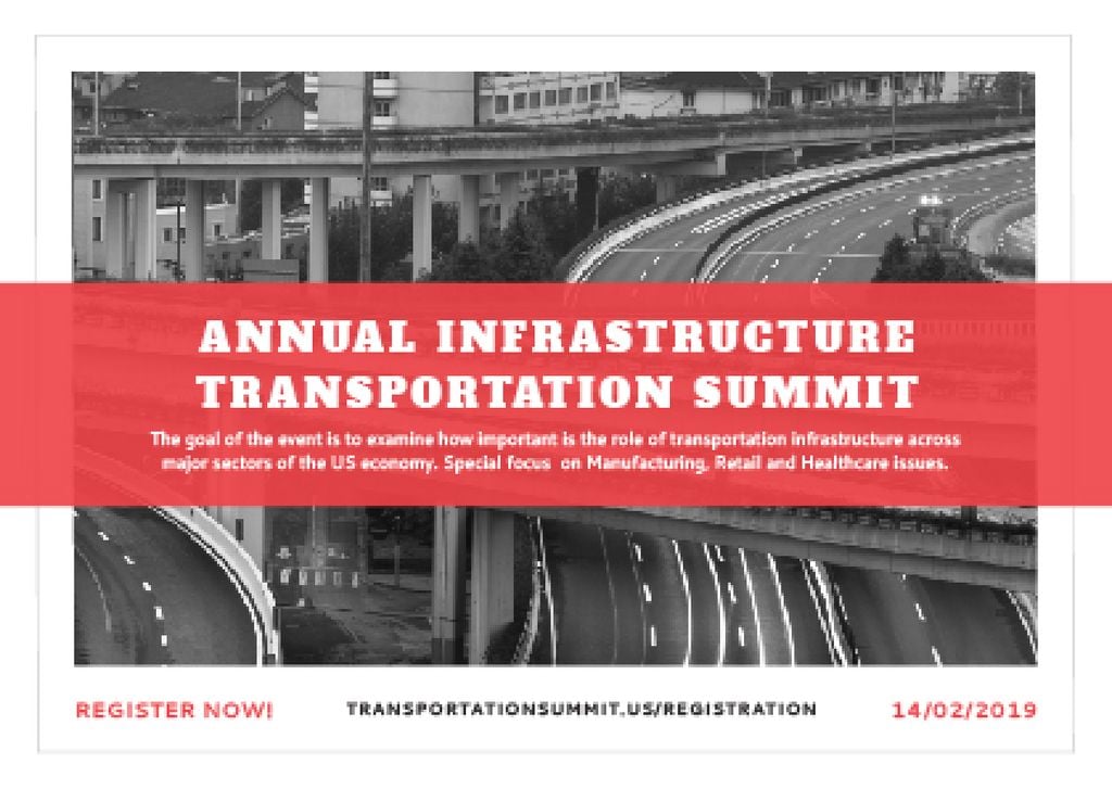 Annual infrastructure transportation summit — Create a Design Annual infrastructure transportation summit — Create a Design