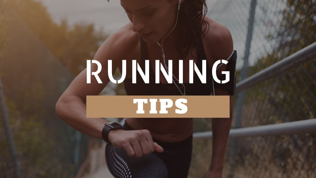 Running Tips Woman Running in City — Create a Design Running Tips Woman Running in City — Create a Design