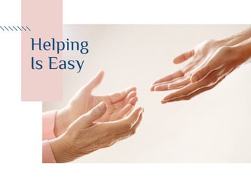 Helping Elder Holding Hands with Senior Woman