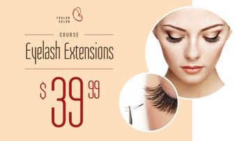 Eyelash Extensions Offer with Tender Woman