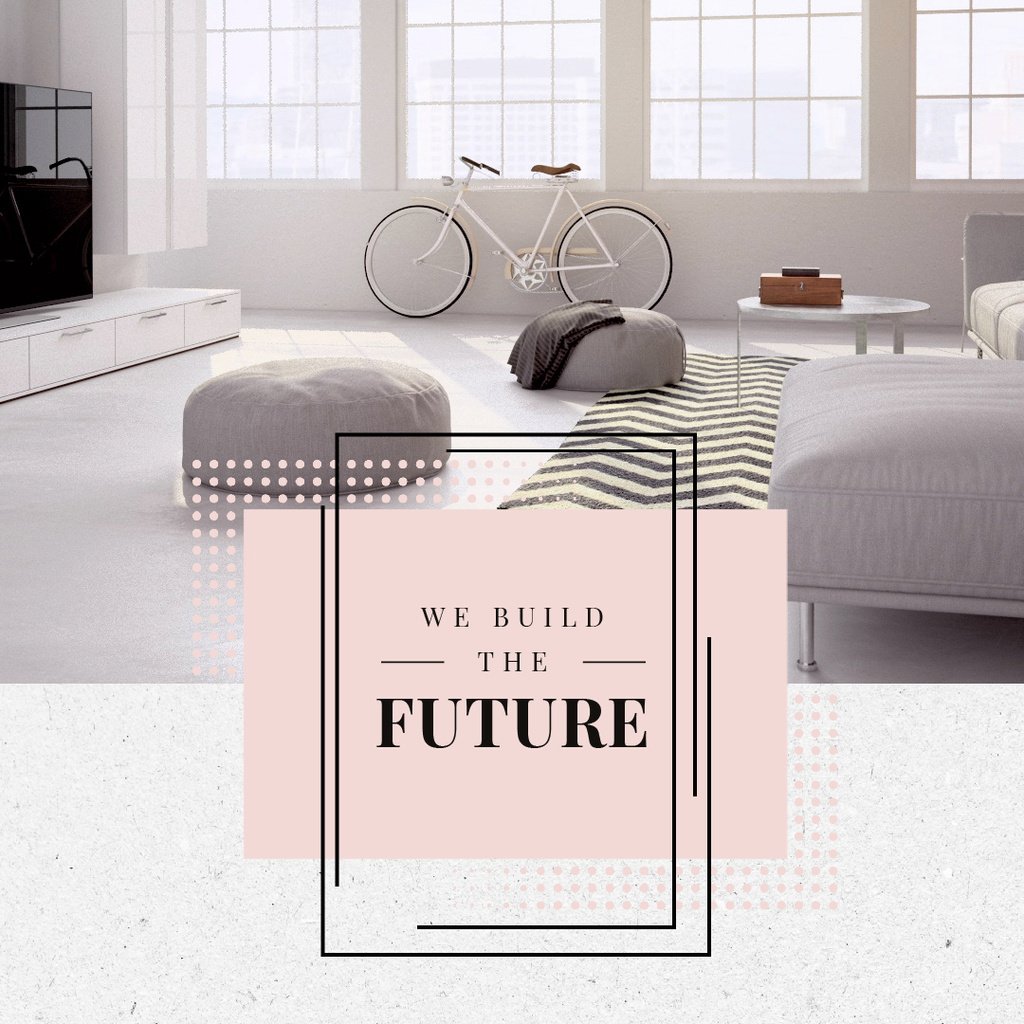 Cozy Home Interior Design in White | Square Video Template — Crea un design Cozy Home Interior Design in White | Square Video Template — Crea un design