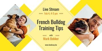 Dog Training Tips with Man with French Bulldog