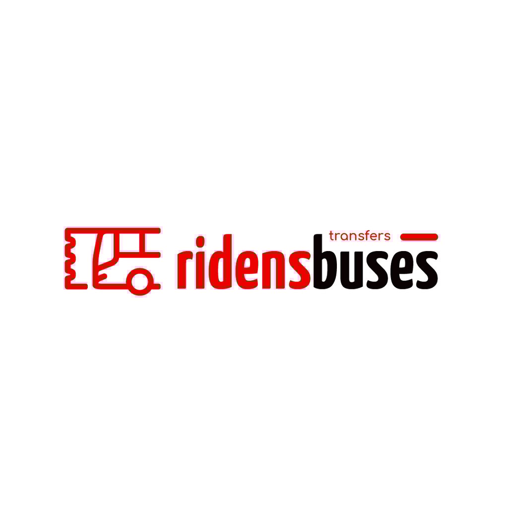 Transfer Services Ad Bus Icon in Red — ein Design erstellen Transfer Services Ad Bus Icon in Red — ein Design erstellen