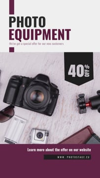 Dslr Camera and Photo Equipment Offer