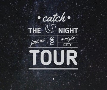 night city tour poster