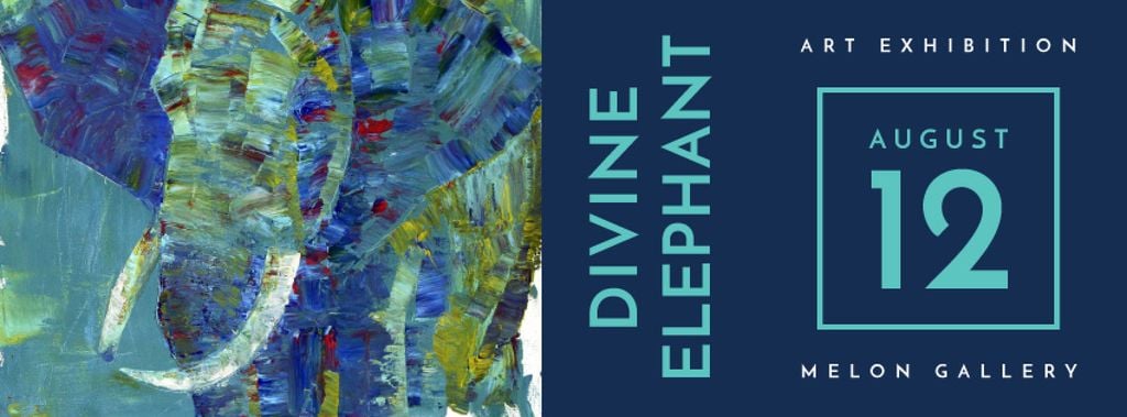 divine elephant exhibition poster — Створити дизайн divine elephant exhibition poster — Створити дизайн