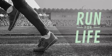 cropped image of woman in sport shoes running on stadium