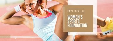 Womens sports foundation poster