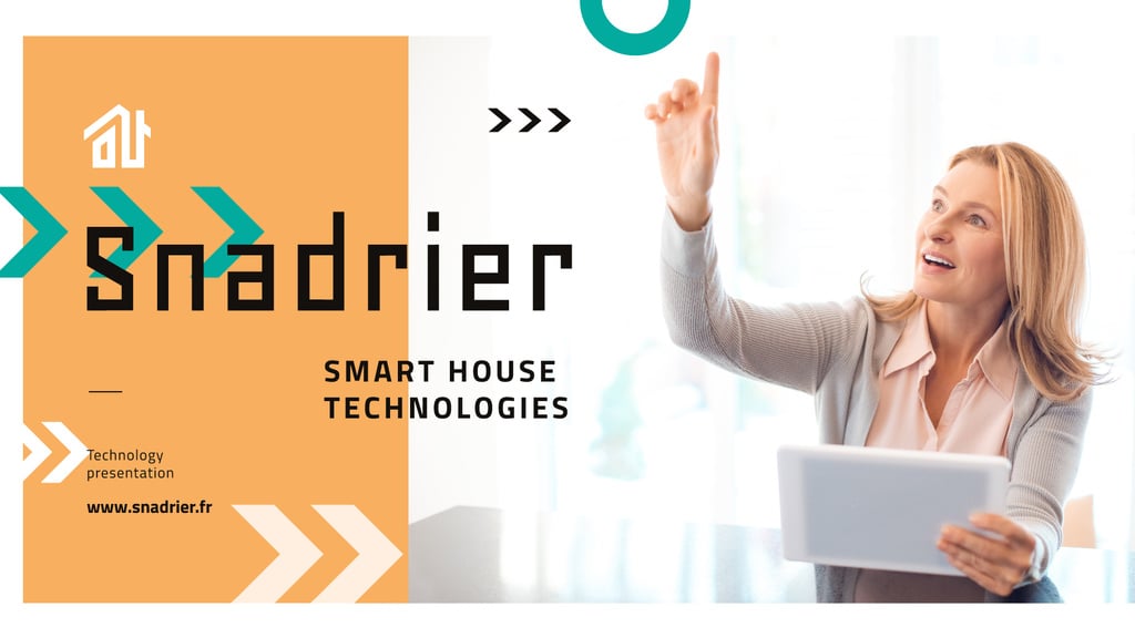 Woman Using Smart Home Application — Create a Design Woman Using Smart Home Application — Create a Design