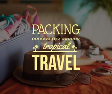 Packing Suitcase for Summer Vacation
