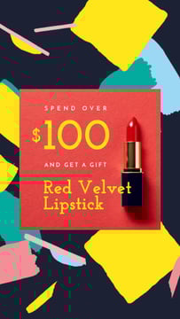 Special Offer with Red Velvet Lipstick