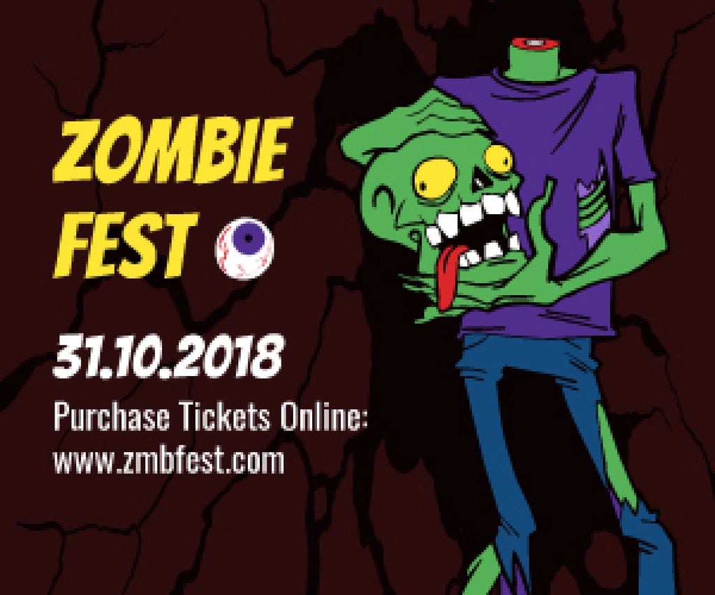 Halloween scary zombie — Maak een ontwerp Halloween scary zombie — Maak een ontwerp