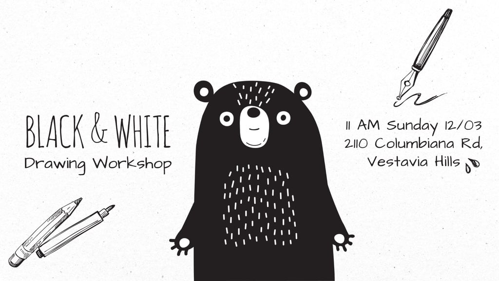 Character Drawing Scary Cartoon Bear — Crear un diseño Character Drawing Scary Cartoon Bear — Crear un diseño