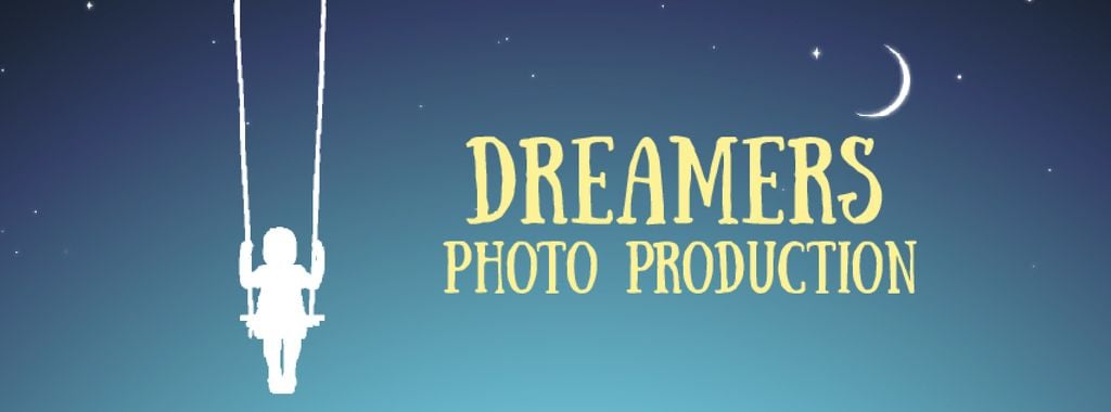 Girl swinging on sky background — Crea un design Girl swinging on sky background — Crea un design