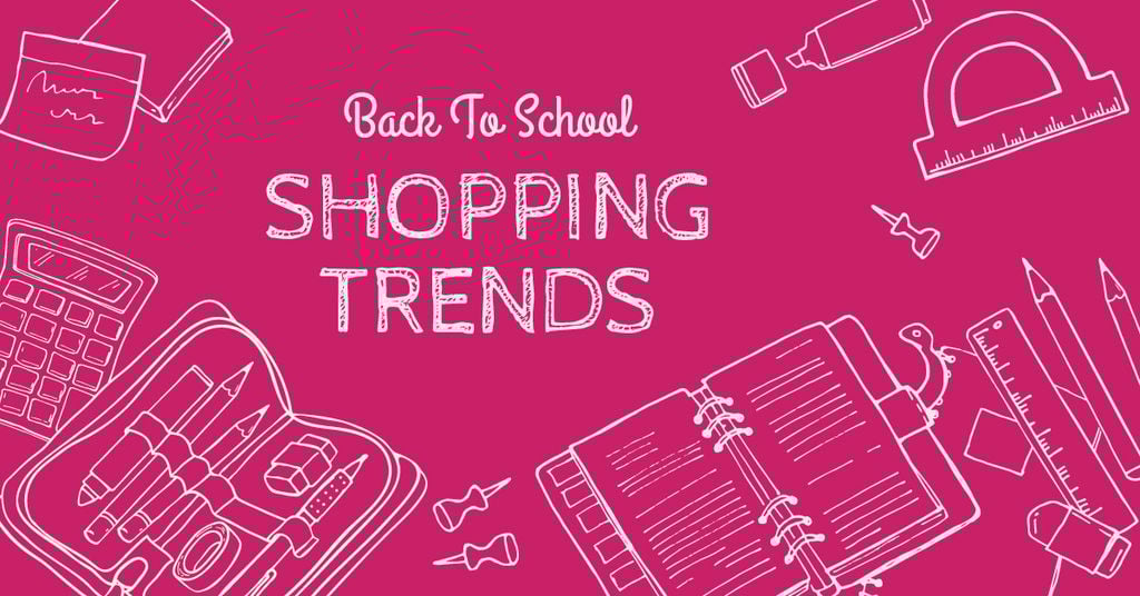 Shopping trends poster, back to school concept — ein Design erstellen Shopping trends poster, back to school concept — ein Design erstellen