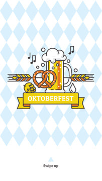 Traditional Oktoberfest treat and beer