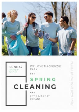 Spring Cleaning in Mackenzie park