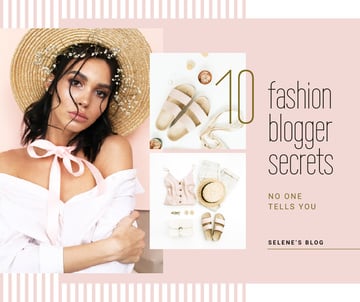Fashion Blog ad Woman in Summer Outfit