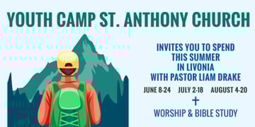 Youth religion camp of St. Anthony Church