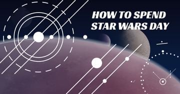 Star Wars Day Lines on space background