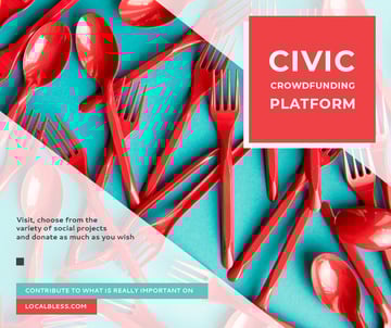Crowdfunding Platform Red Plastic Tableware