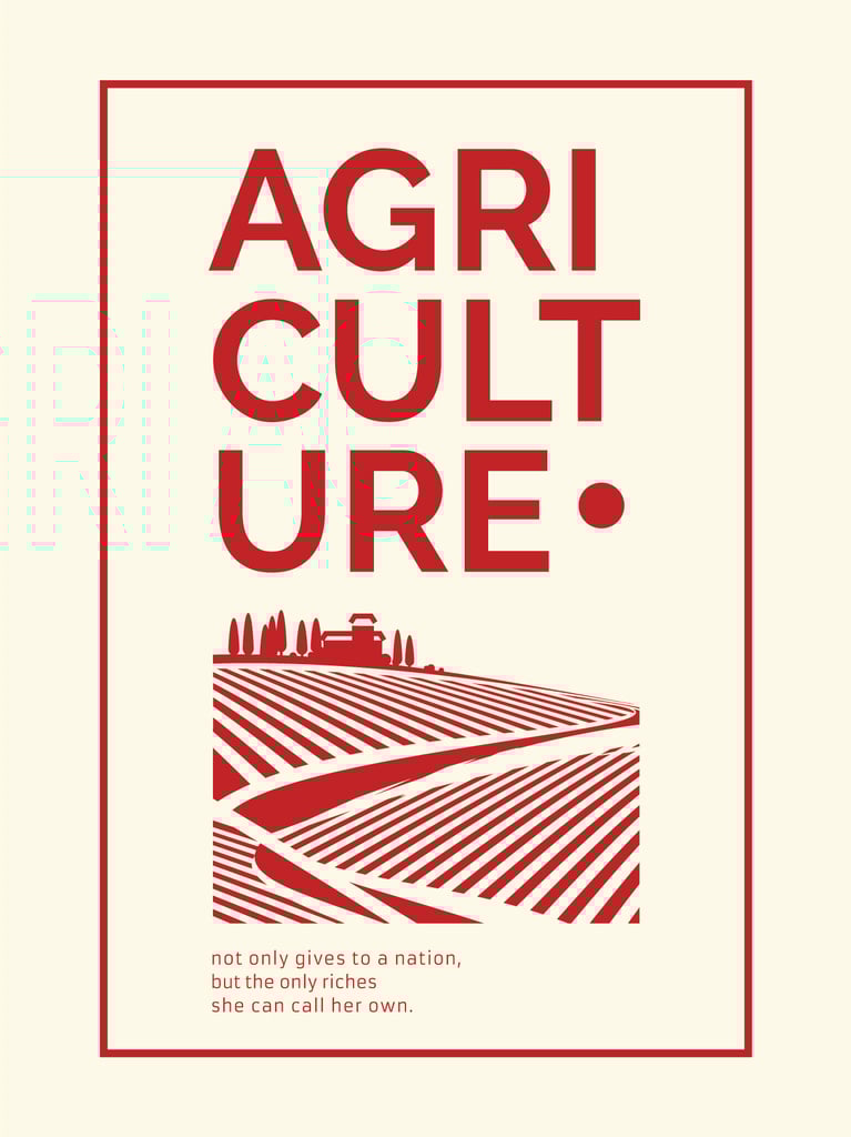 Agricultural poster with text — Create a Design Agricultural poster with text — Create a Design
