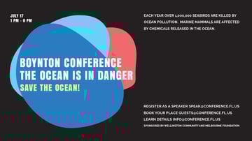 Ecology Conference Invitation in Colorful Frame
