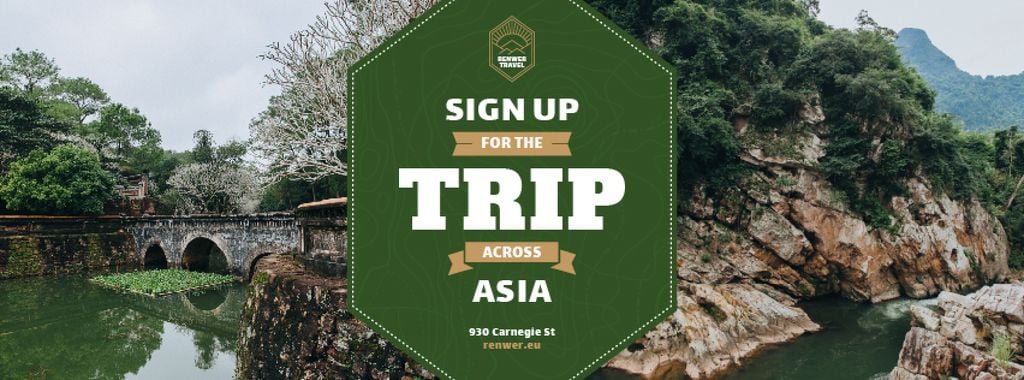 Trip Offer Scenic River View — Створити дизайн Trip Offer Scenic River View — Створити дизайн
