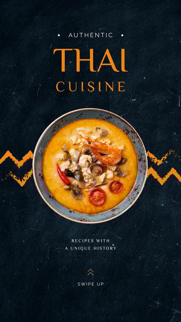 Tasty Thai cuisine dish — Maak een ontwerp Tasty Thai cuisine dish — Maak een ontwerp