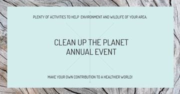 Clean up the Planet Annual event