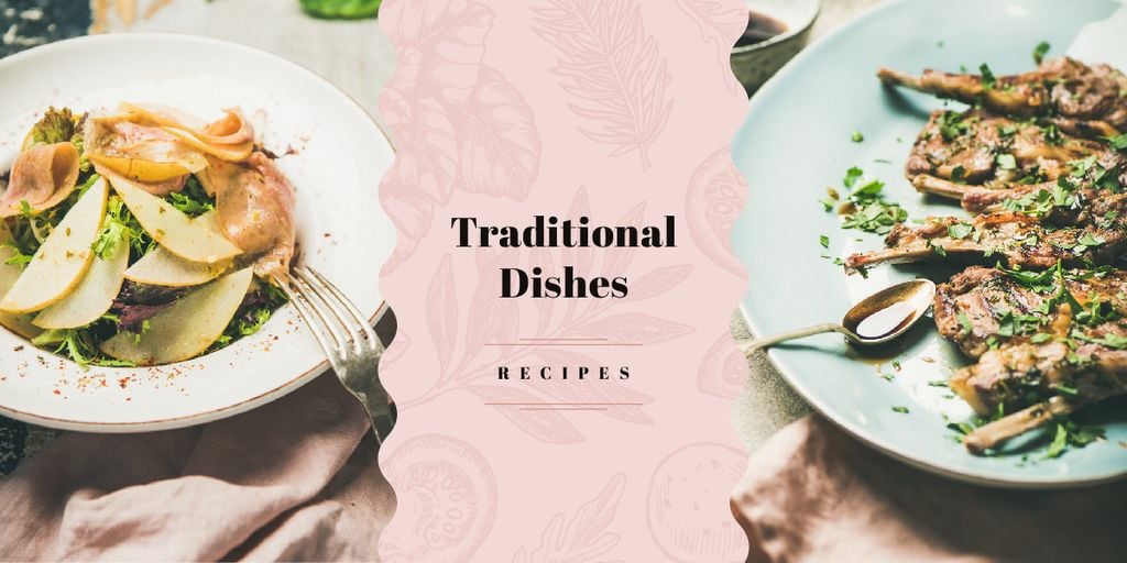 Delicious meal with meat — Створити дизайн Delicious meal with meat — Створити дизайн