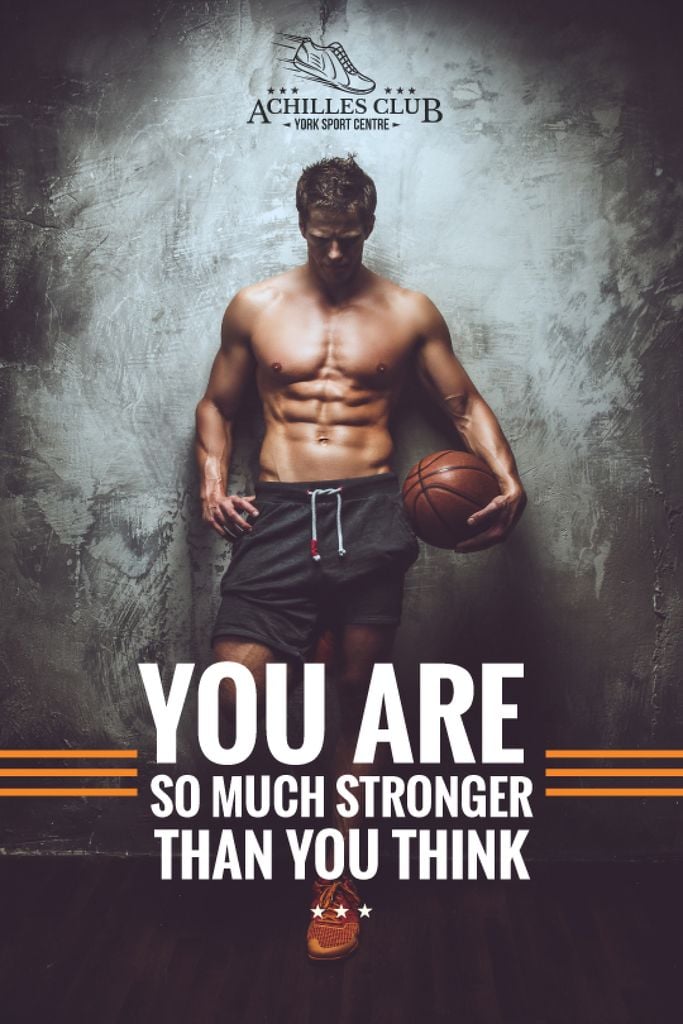 Sport Center Ad Basketball Player — Створити дизайн Sport Center Ad Basketball Player — Створити дизайн